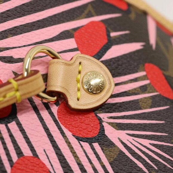 LOUIS VUITTON Monogram Jungle Dot Neverfull MM Tote Bag M41979 LV Auth 67490SV - Picture 12 of 16